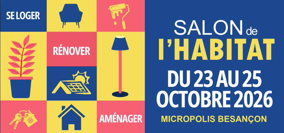 Retrouvez LONI au salon de l’habitat !

Nous sommes heureux de participer à cet événement pour vous faire découvrir notre univers.

📅 Du vendredi 23 au dimanche 25 octobre 2026

📍 A BESANÇON (Micropolis)

Venez échanger avec nous, découvrir nos réalisations et discuter de vos futurs projets.

Nous serons ravis de vous accueillir sur notre stand ! 
